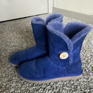 UGG Bailey Button Purple Boots